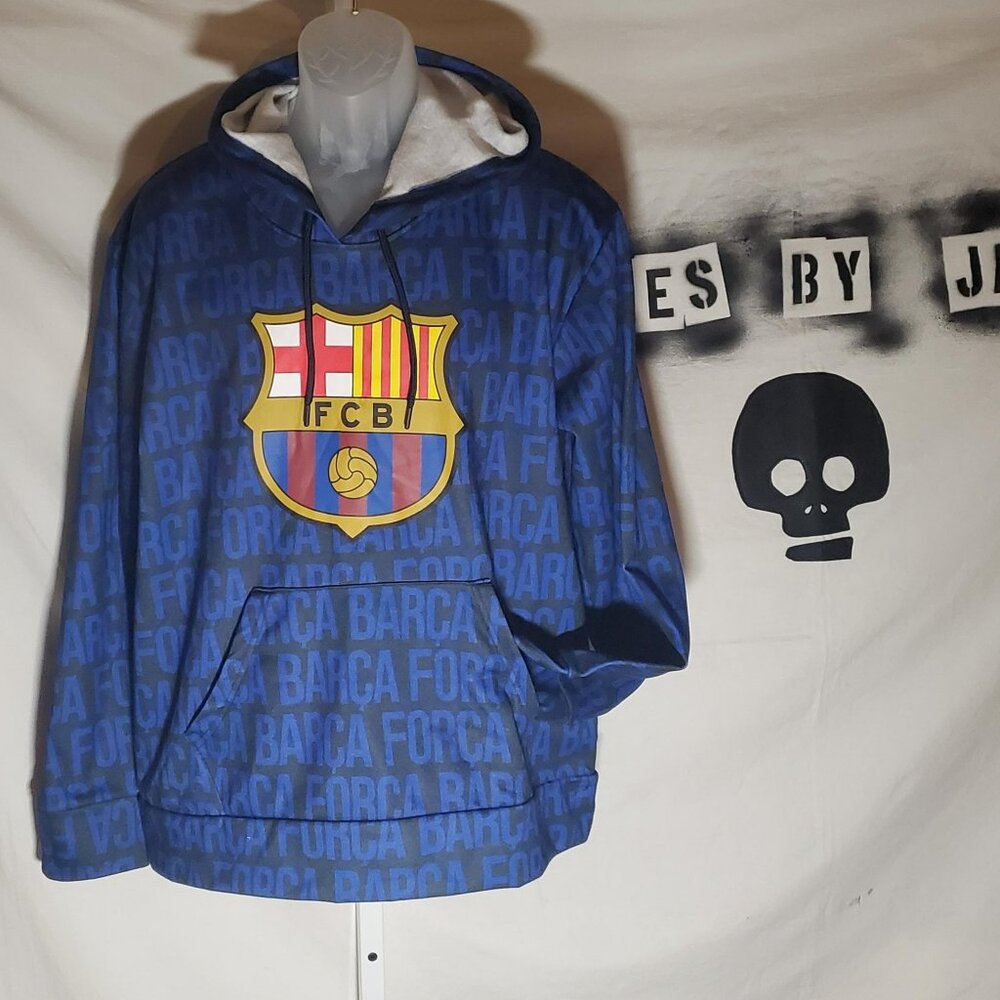 HKY Sportswear FC Barcelona Hoodie NWT Sz XL